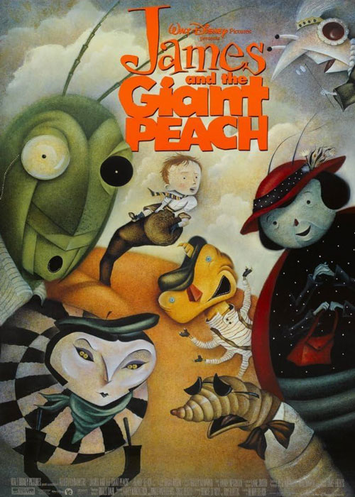 James and the giant peach poster