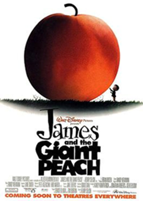 James and the giant peach poster